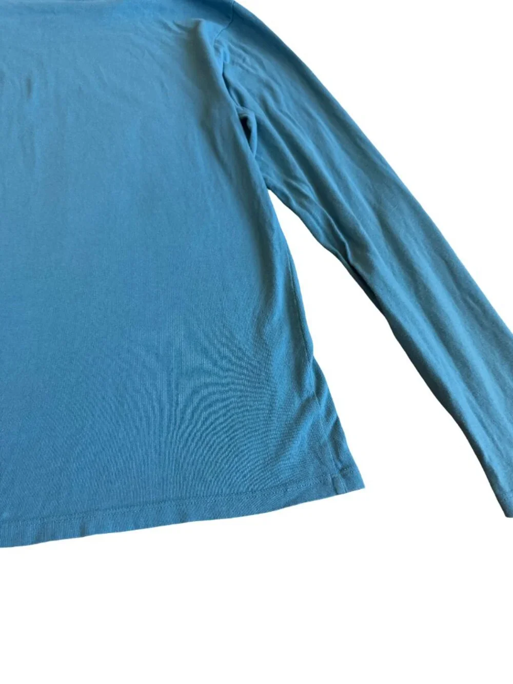 Bianca Chandon Blue Lover Long Sleeve T-Shirt Stretchy Soft Size Medium Men's